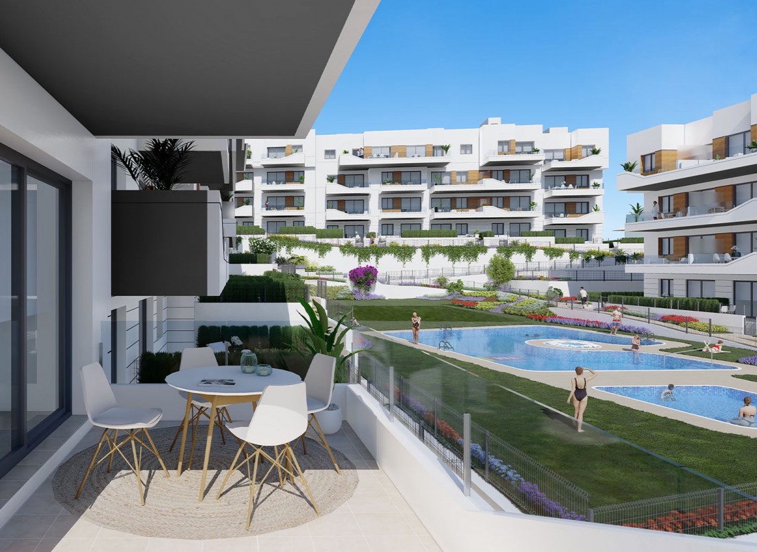 New Construction - Apartment / flat - Orihuela Costa - Villamartín