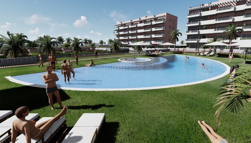 New Construction - Apartment / flat - Guardamar del Segura - Urbanizaciones